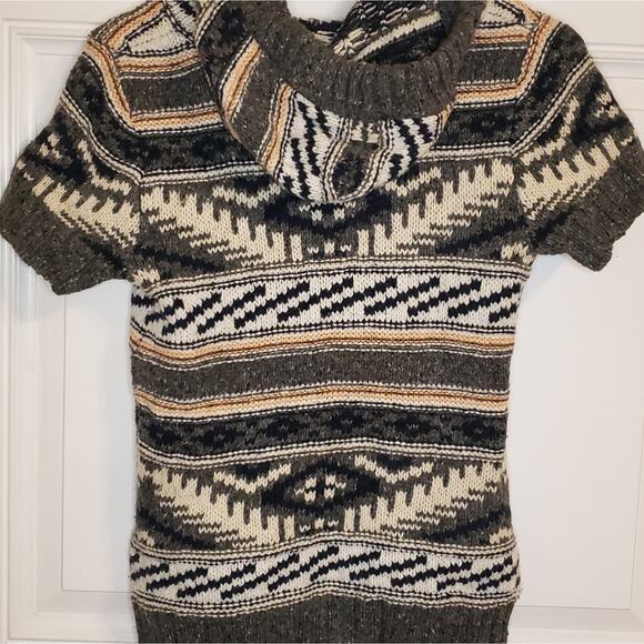 Anthropologie Kenji Wool Blend Hooded Sweater - Picture 6 of 8